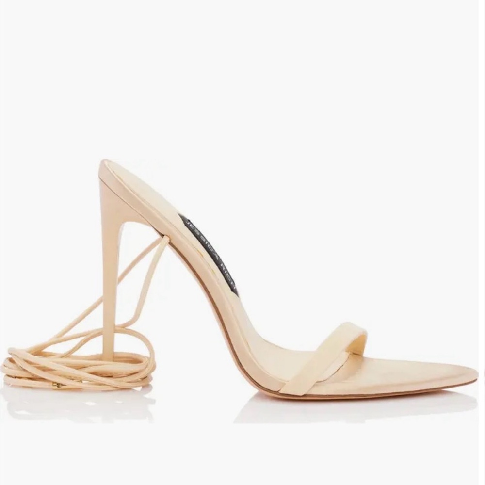 Jessica Rich White Strappy Heels